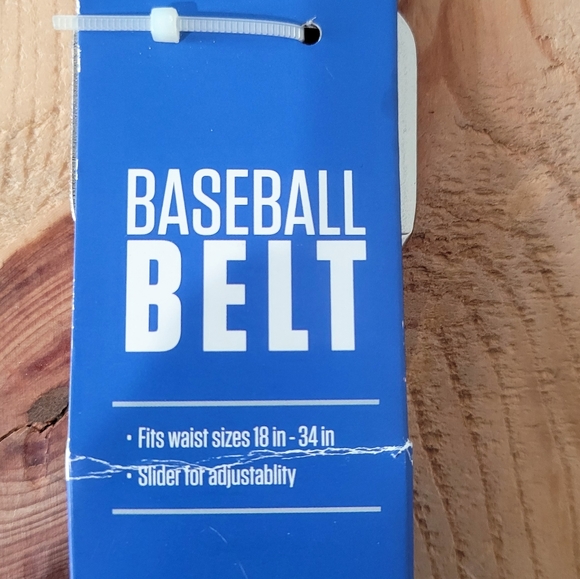 Academy Sports Youth Adjustable Baseball Belt NEW Yellow ONE SIZE 18 In-34 In. - Picture 4 of 5